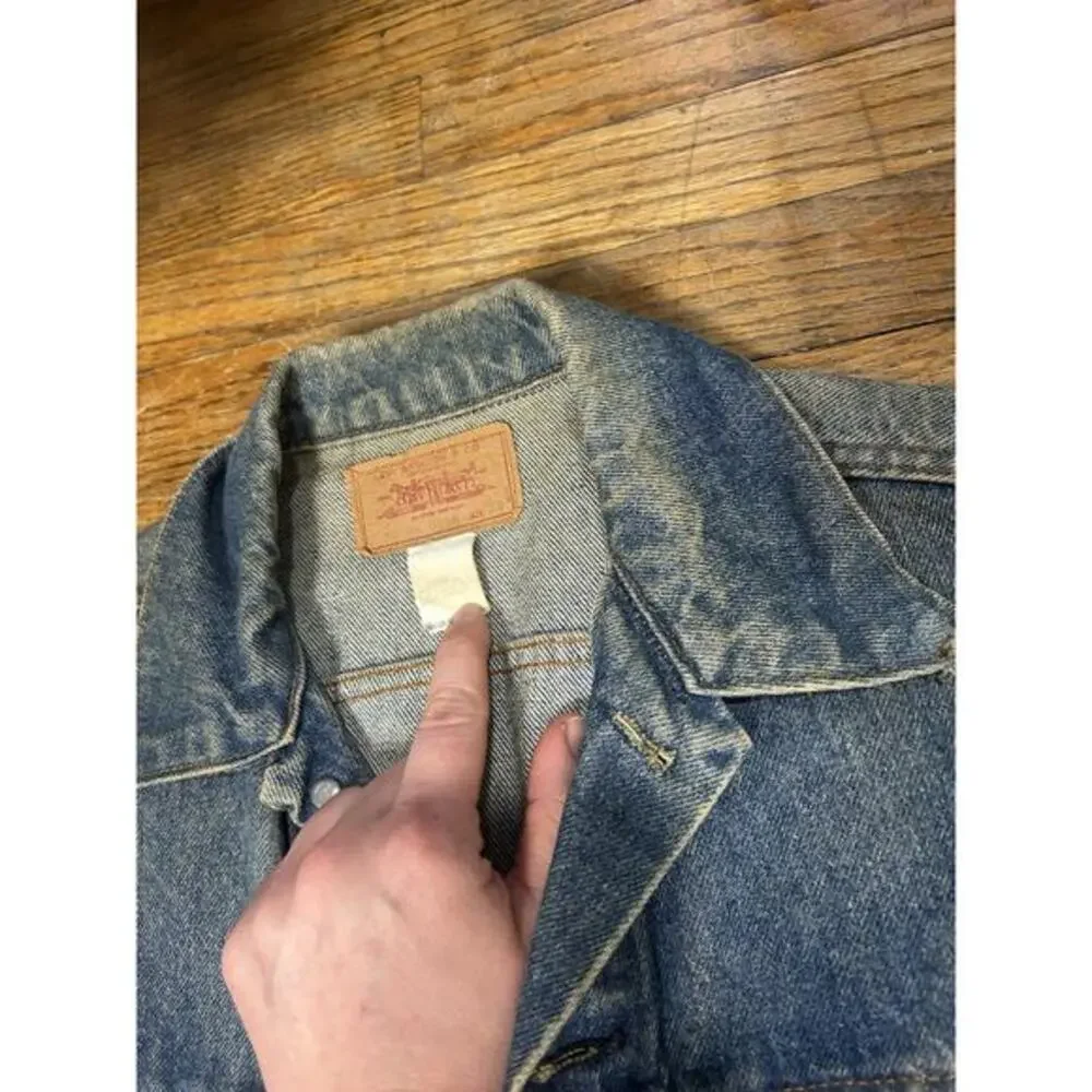 Vintage Men’s 36 Levi’s Trucker Denim Jacket Type III Brown Distressed Unwashed‎ - Picture 3 of 6